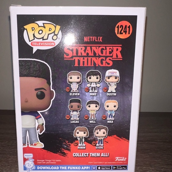 Funko Pop Stranger Things Lucas Vinyl Figure - Picture 3 of 5